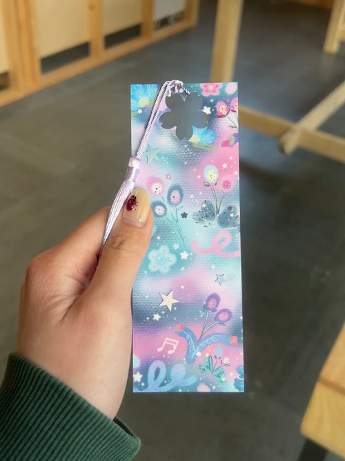 Double-sided bookmark: Lakeside