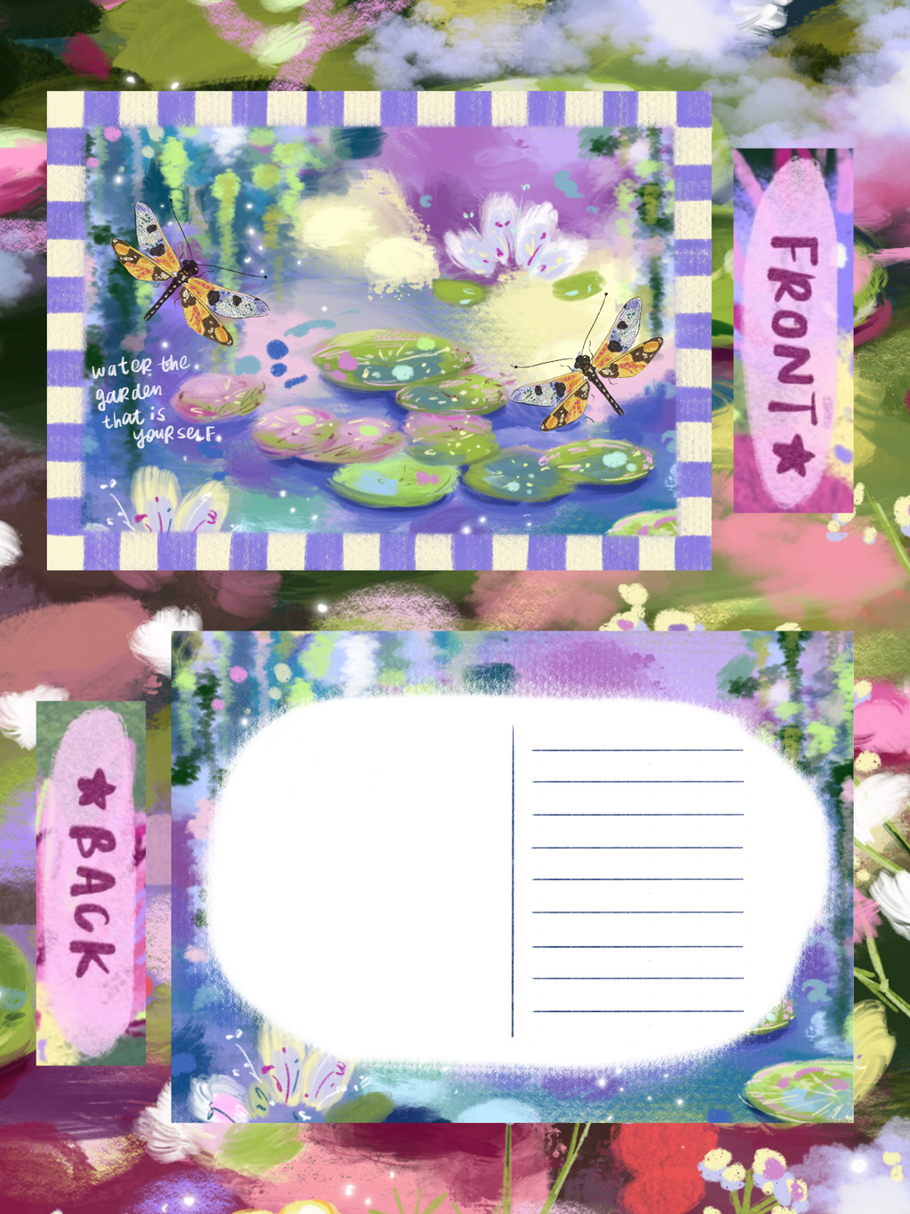 [Bundle of 5] Fall Postcards
